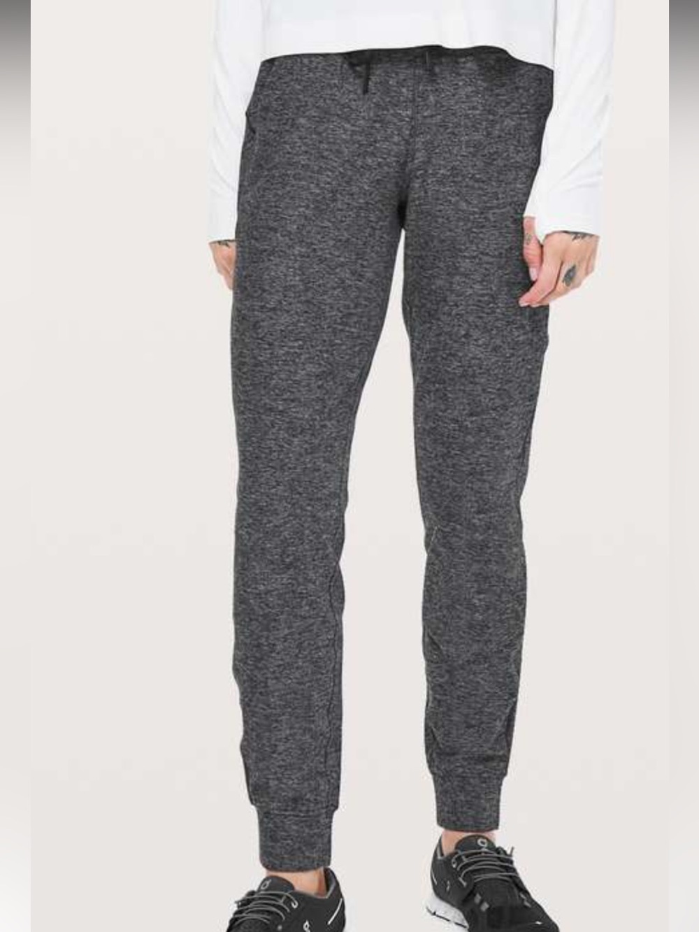 lululemon athletica Women's Heathered Dark Gray Joggers